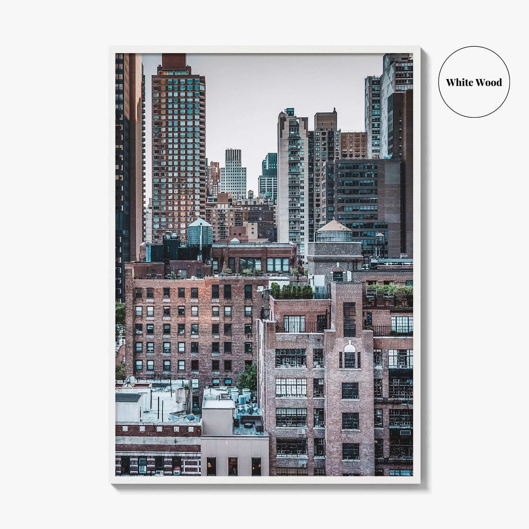 Turtle Bay Skyline Fine Art Photo Print, Midtown Manhattan, NYC Wall Decor Poster