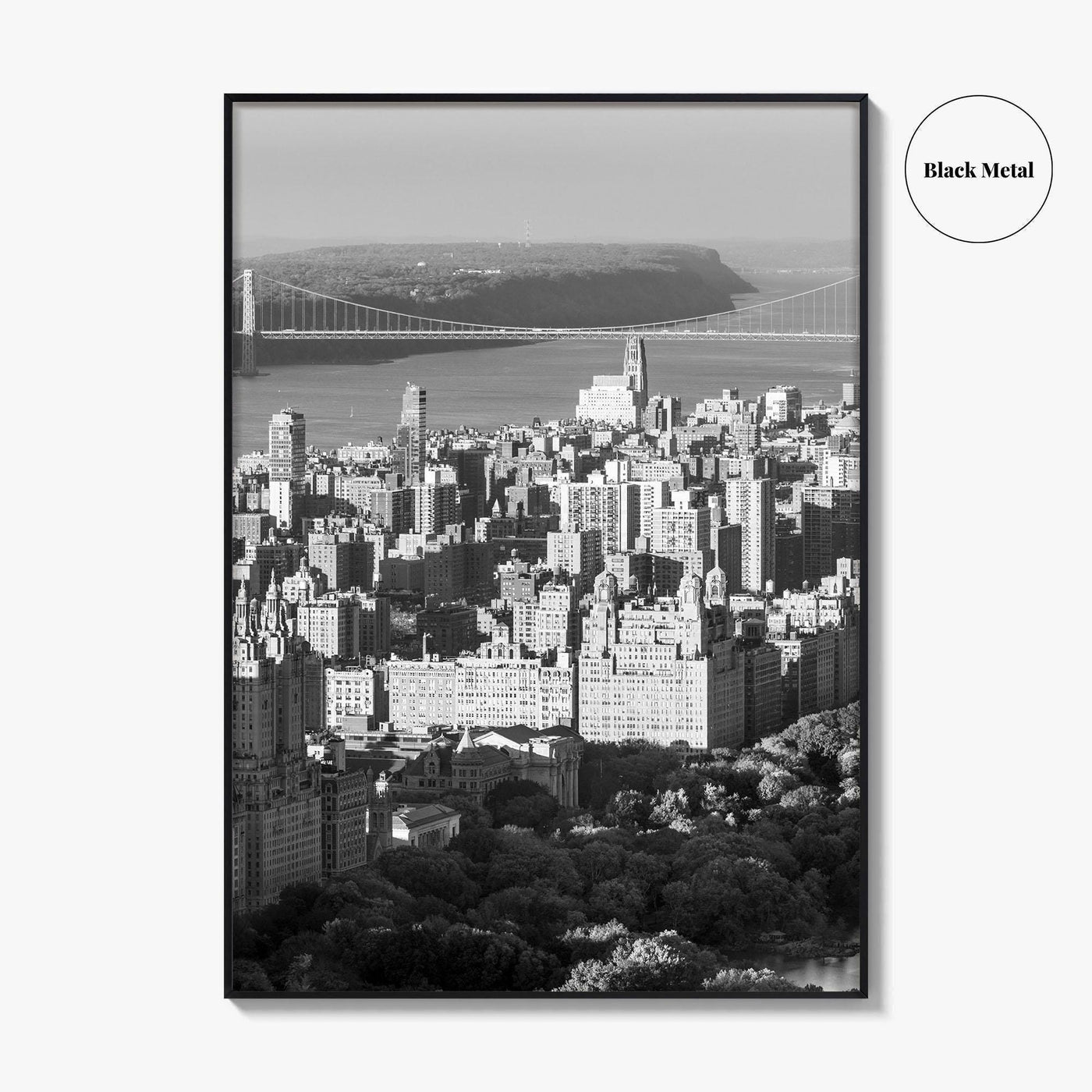 Upper West Side Black and White Fine Art Photo Print, Central Park NYC Poster