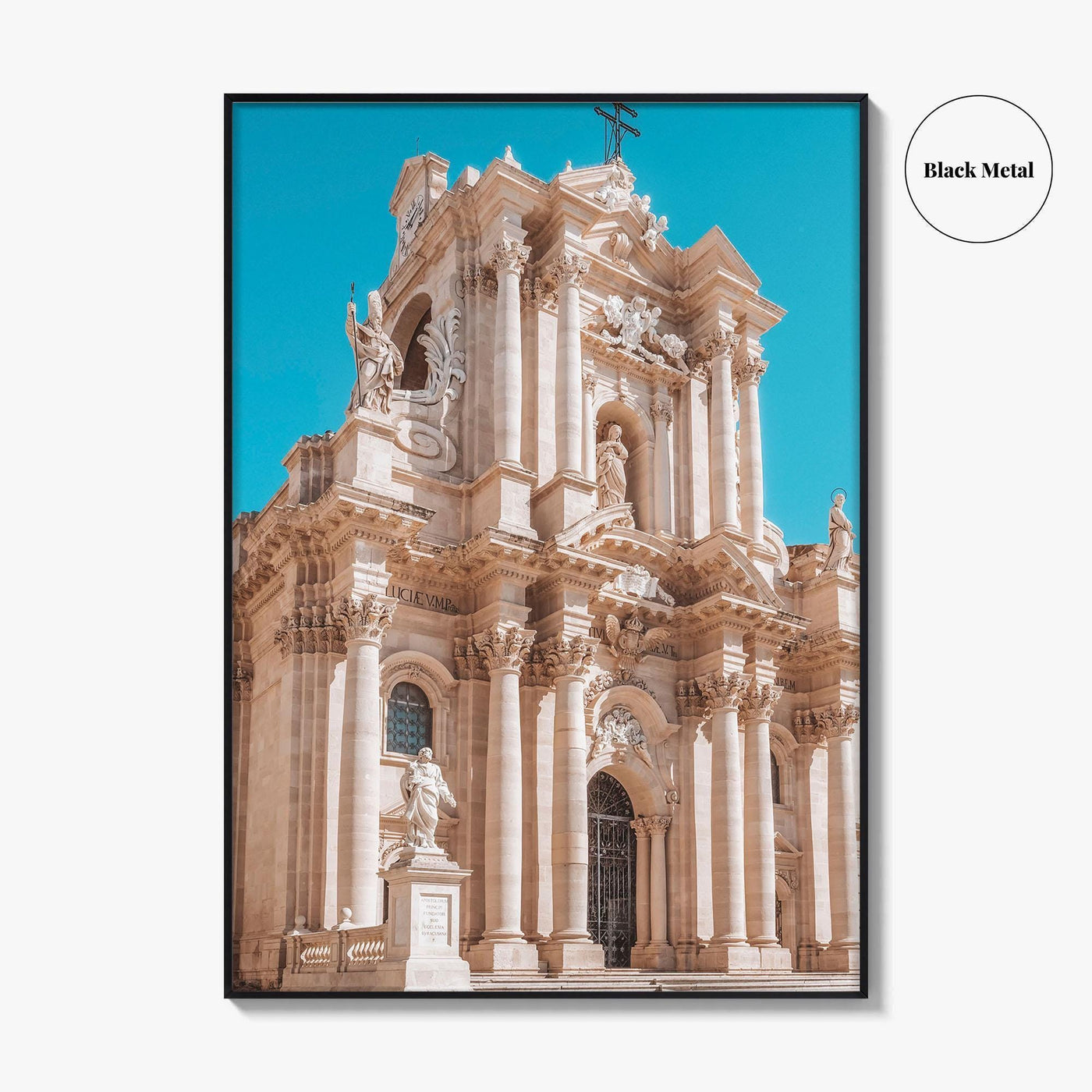 Syracuse Italy Fine Art Photo Print, Ortigia Duomo Cathedral, Siracusa, Sicily, Wall Decor