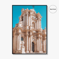 Syracuse Italy Fine Art Photo Print, Ortigia Duomo Cathedral, Siracusa, Sicily, Wall Decor