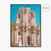 Syracuse Italy Fine Art Photo Print, Ortigia Duomo Cathedral, Siracusa, Sicily, Wall Decor