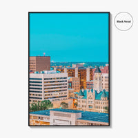 Wichita Skyline Fine Art Photo Print, Kansas Wall Poster, USA