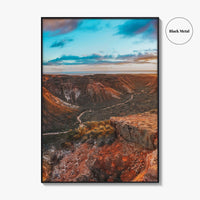 Western Australia Fine Art Photo Print, Charles Knife Canyon, Exmouth, Australia Wall Poster