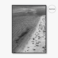 Tropea Black and White Fine Art Photo Print, Tyrrhenian Sea, Calabria Italy Wall Poster