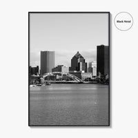 Rochester New York Black and White Fine Art Photo Print, USA, Wall Decor, Poster