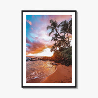 Maui Fine Art Photo Print, Secret Beach Hawaii USA Wall Decor Poster