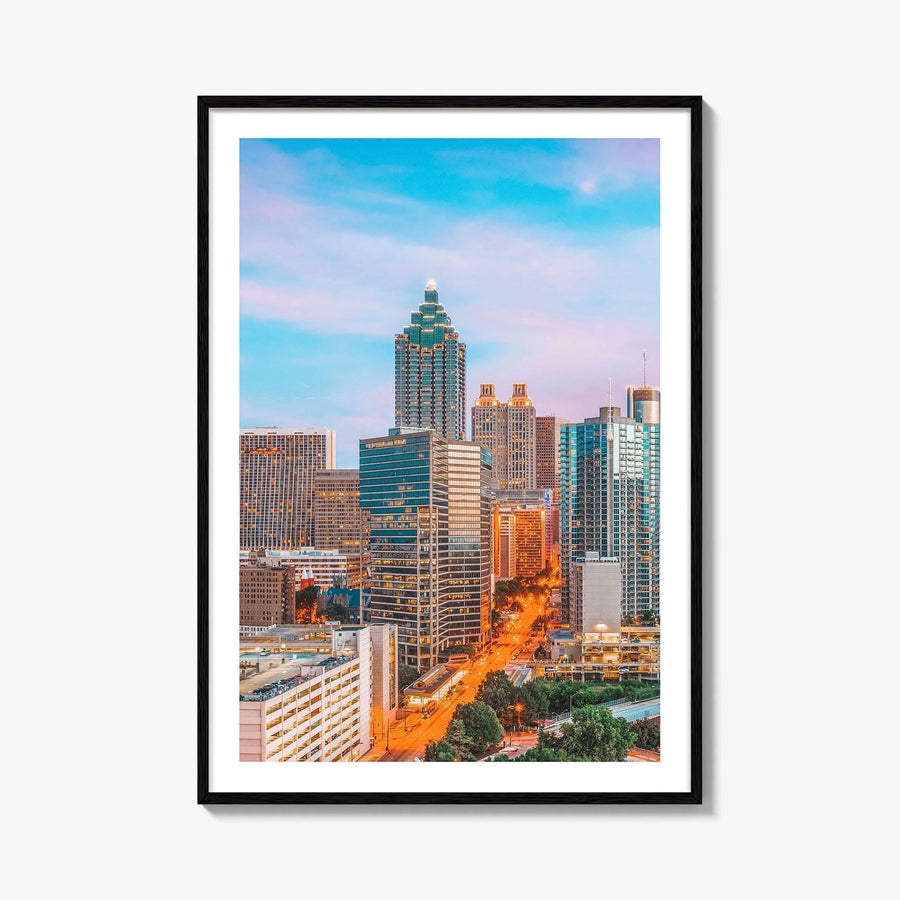 Atlanta Skyline Fine Art Photo Print, Downtown, Georgia, USA, ATL, Wall Decor