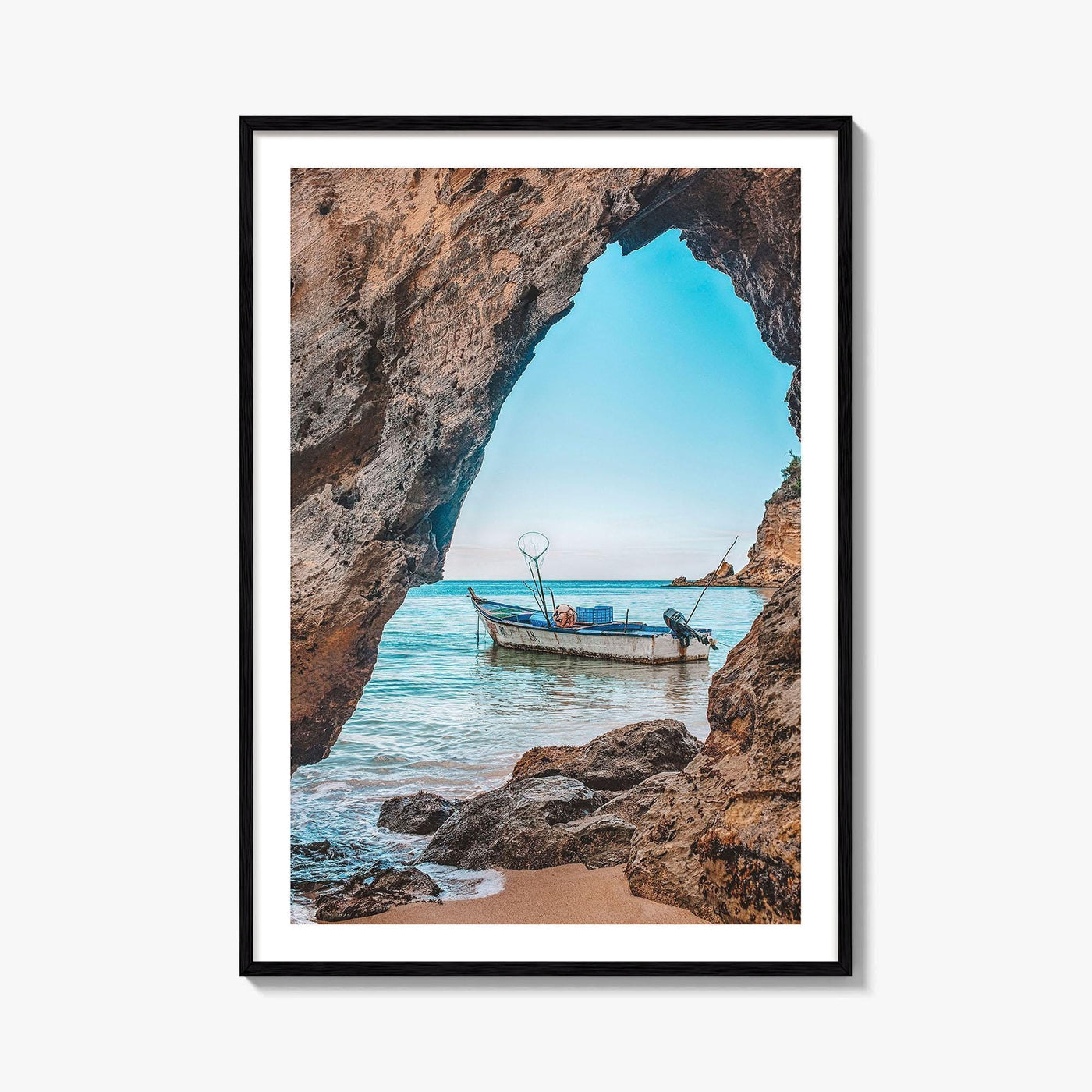 Dominican Republic Fine Art Photo Print, Caribbean Fishing Boat, Beach, Wall Decor Poster