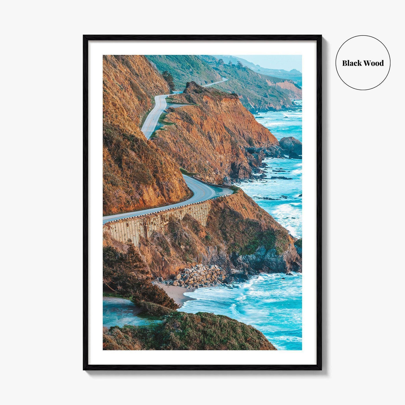 Big Sur California Fine Art Photo Print, Pacific Coast Highway 1, USA Wall Poster