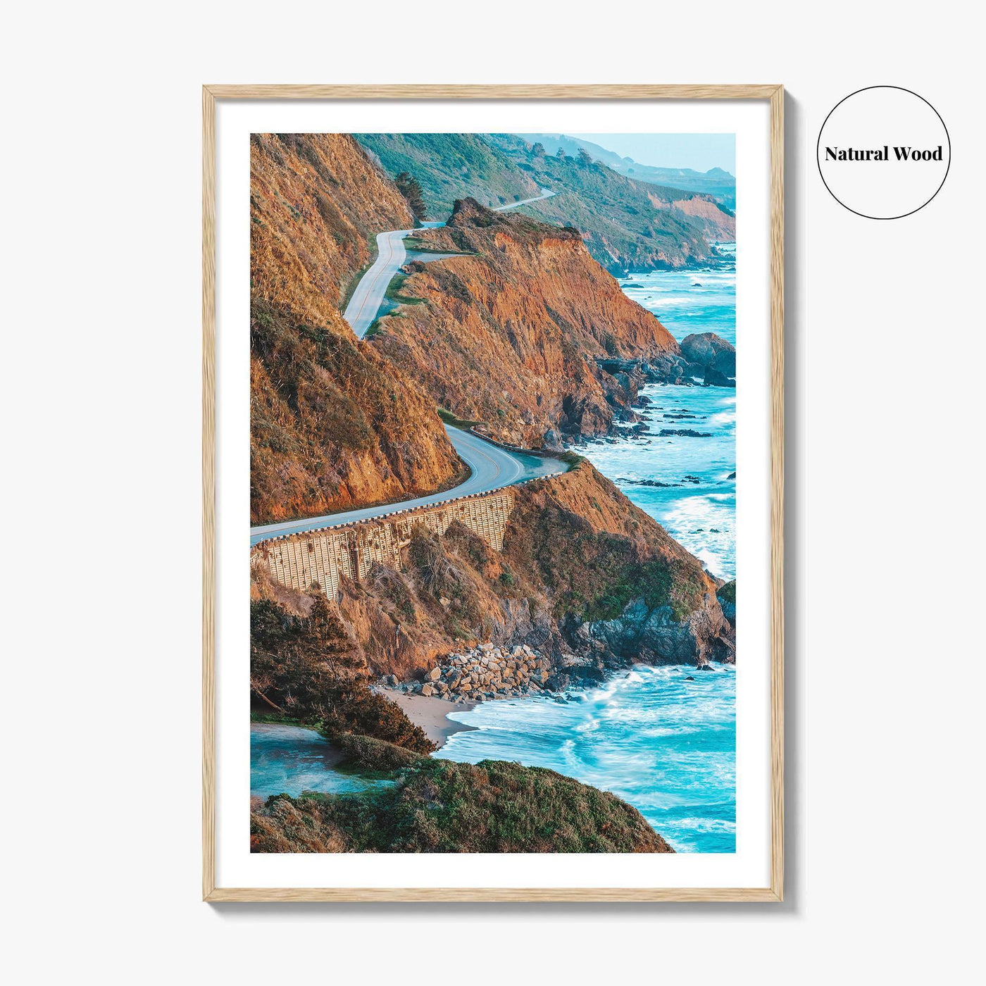 Big Sur California Fine Art Photo Print, Pacific Coast Highway 1, USA Wall Poster