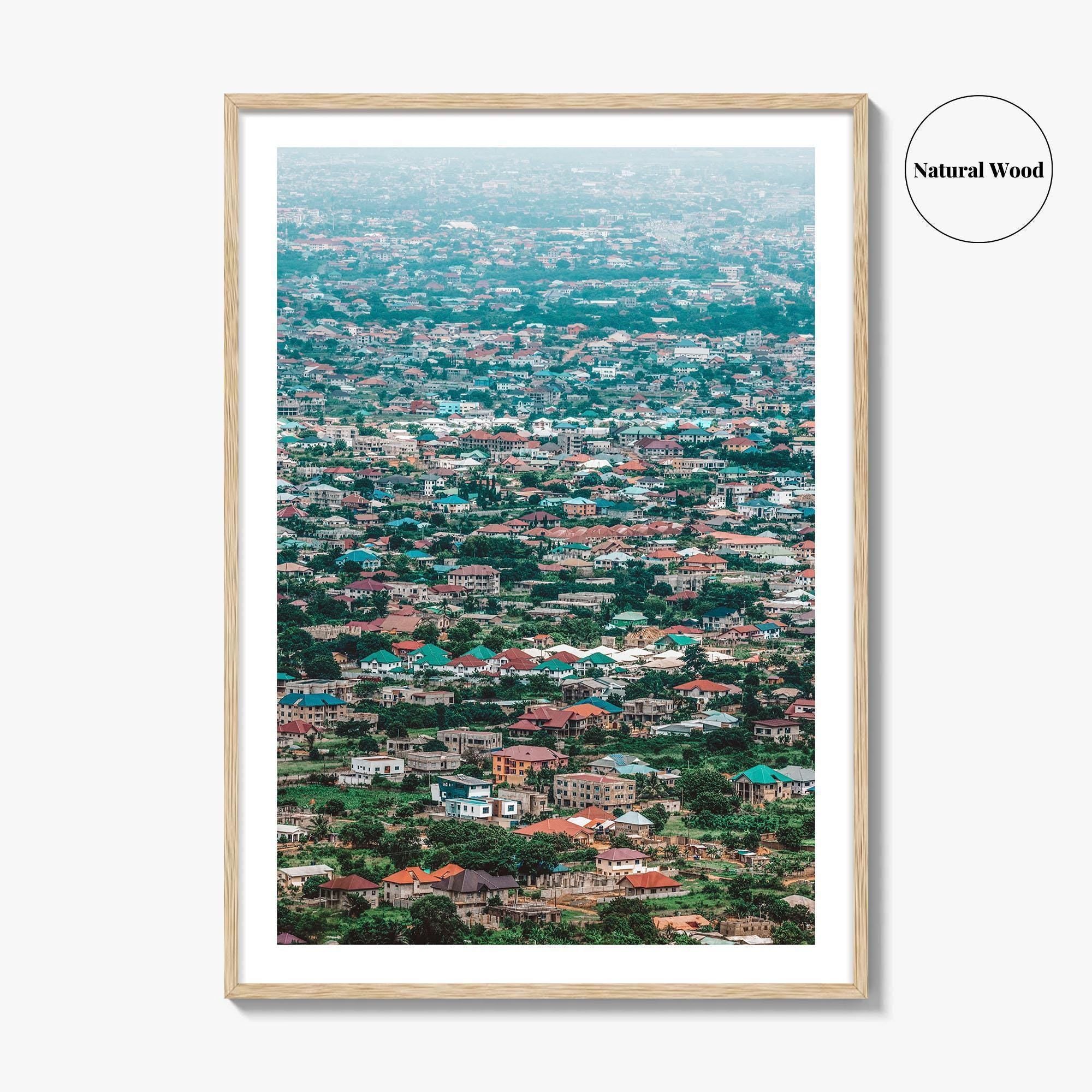 Accra Fine Art Photo Print, Ghana Landscape Wall Decor Poster, West Africa Photo