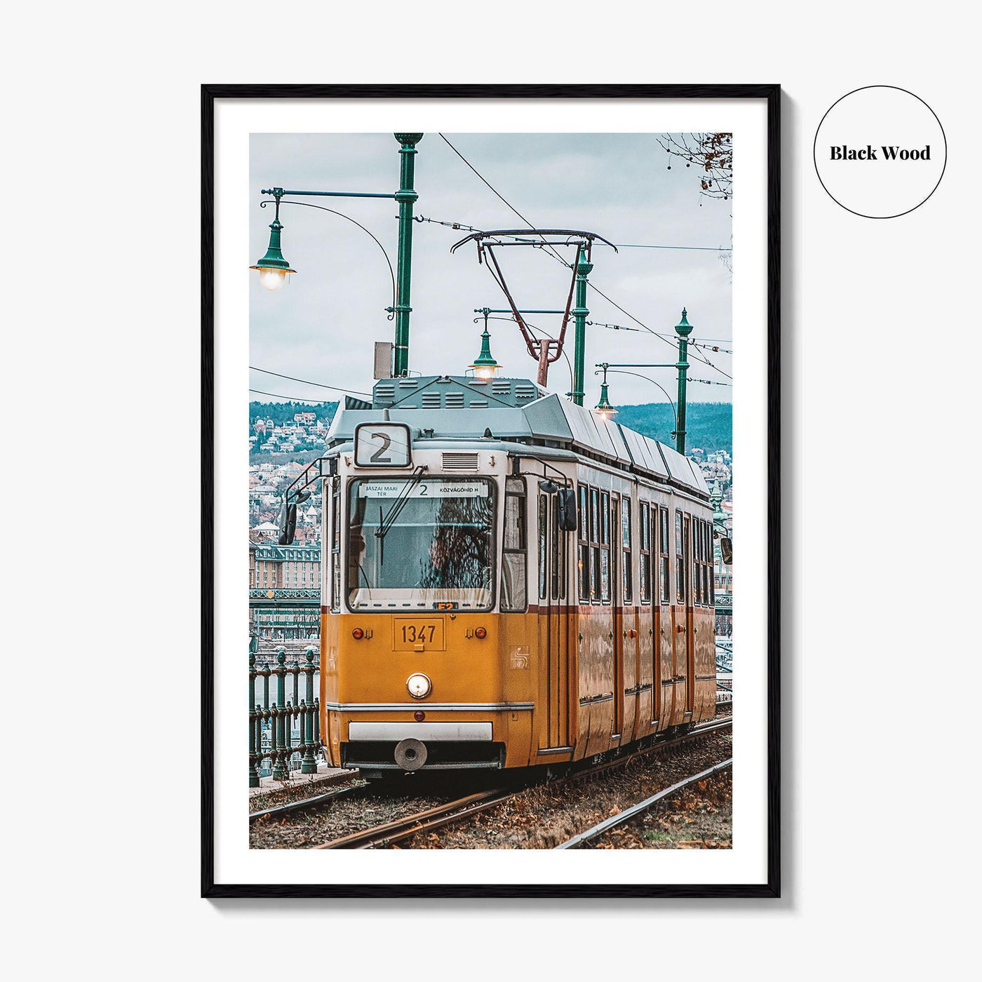 Budapest Fine Art Photo Print, Tram, Hungary Wall Decor Poster