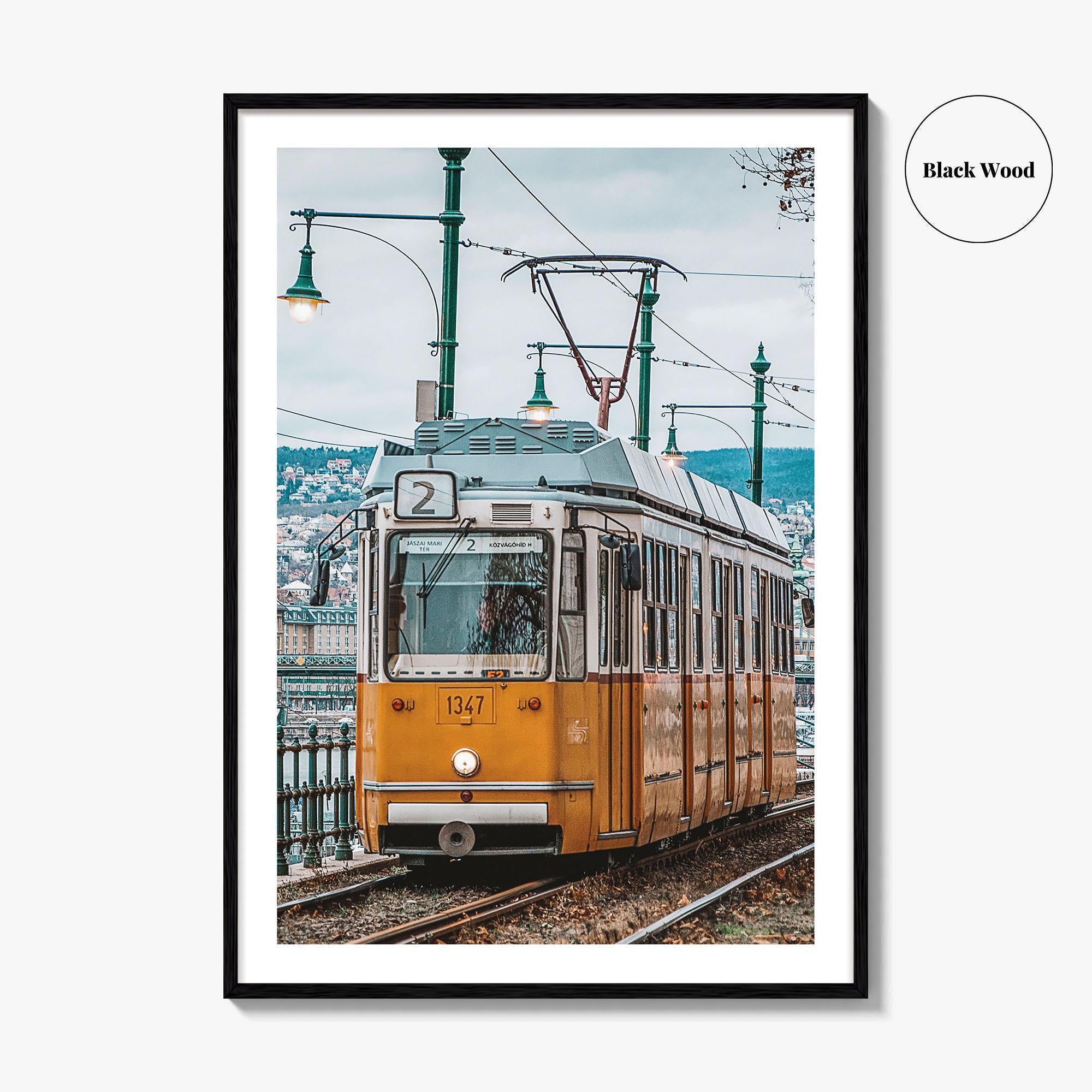 Budapest Fine Art Photo Print, Tram, Hungary Wall Decor Poster