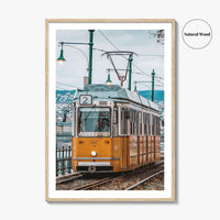 Budapest Fine Art Photo Print, Tram, Hungary Wall Decor Poster