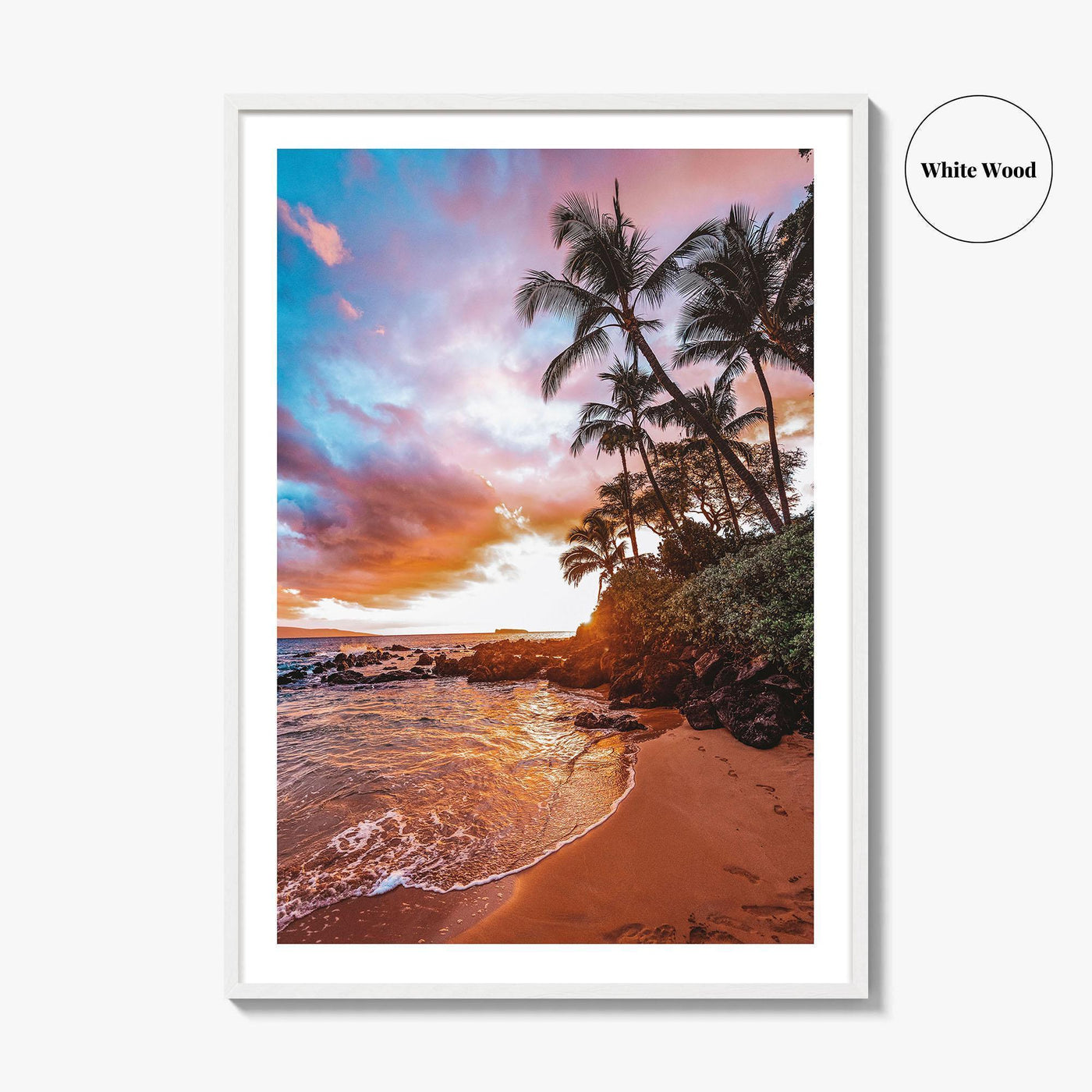 Maui Fine Art Photo Print, Secret Beach Hawaii USA Wall Decor Poster
