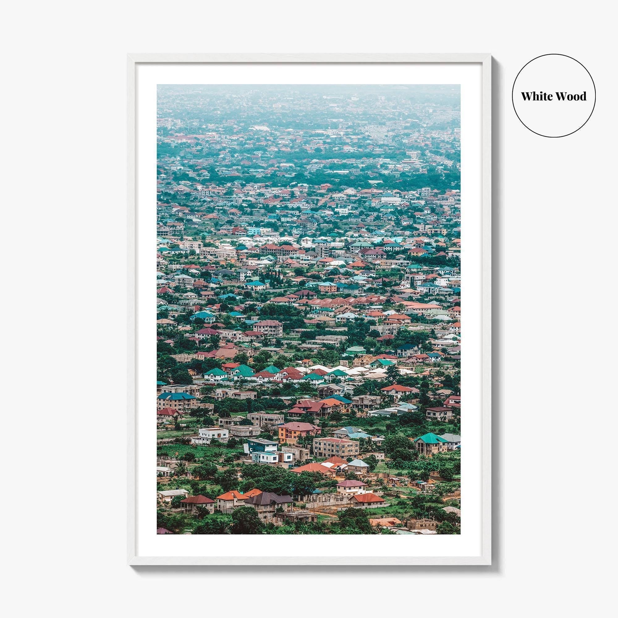 Accra Fine Art Photo Print, Ghana Landscape Wall Decor Poster, West Africa Photo