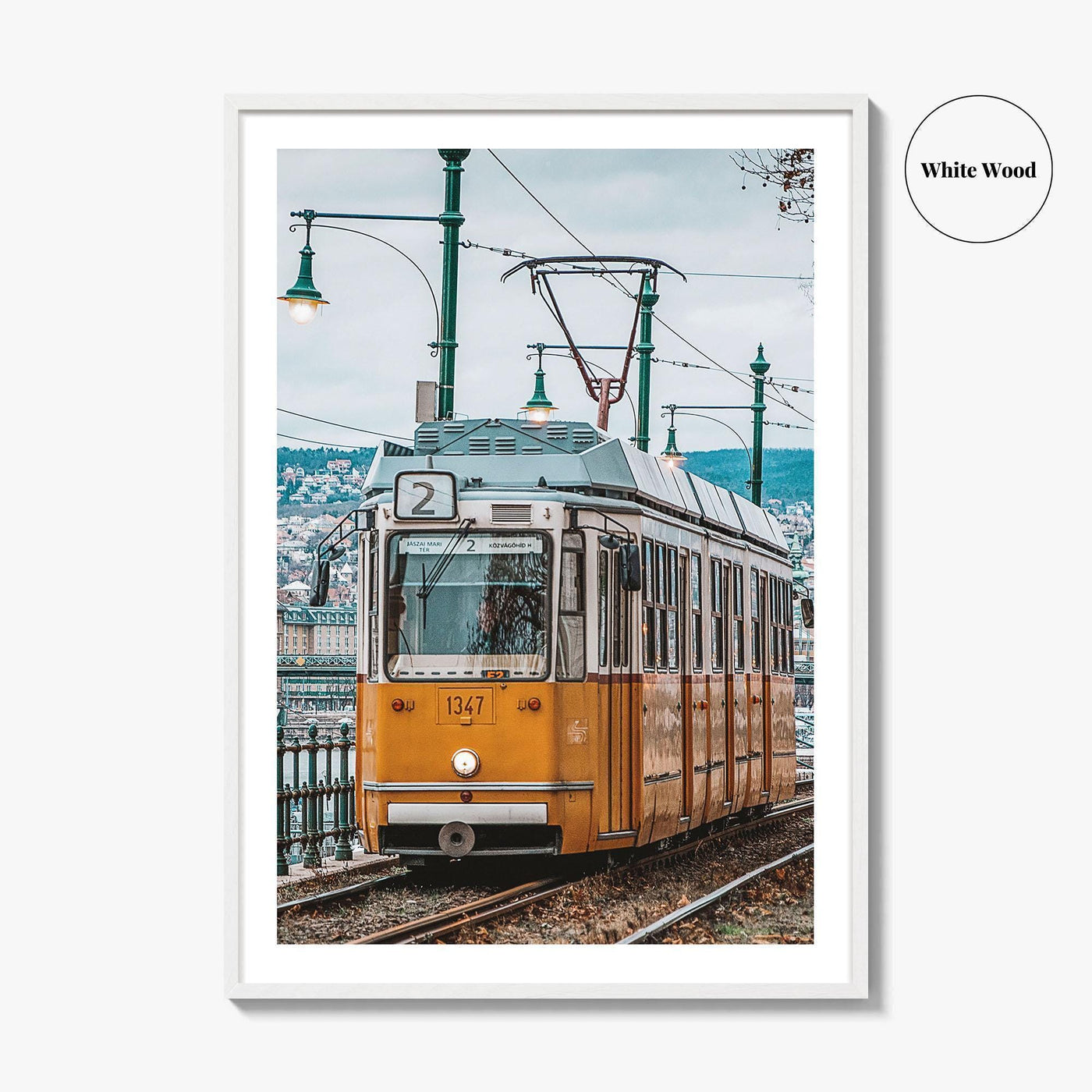 Budapest Fine Art Photo Print, Tram, Hungary Wall Decor Poster