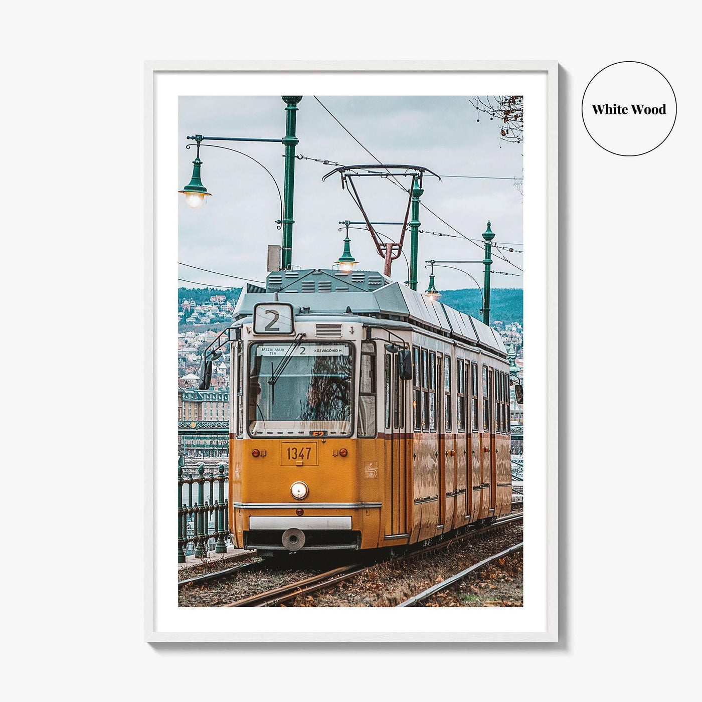 Budapest Fine Art Photo Print, Tram, Hungary Wall Decor Poster