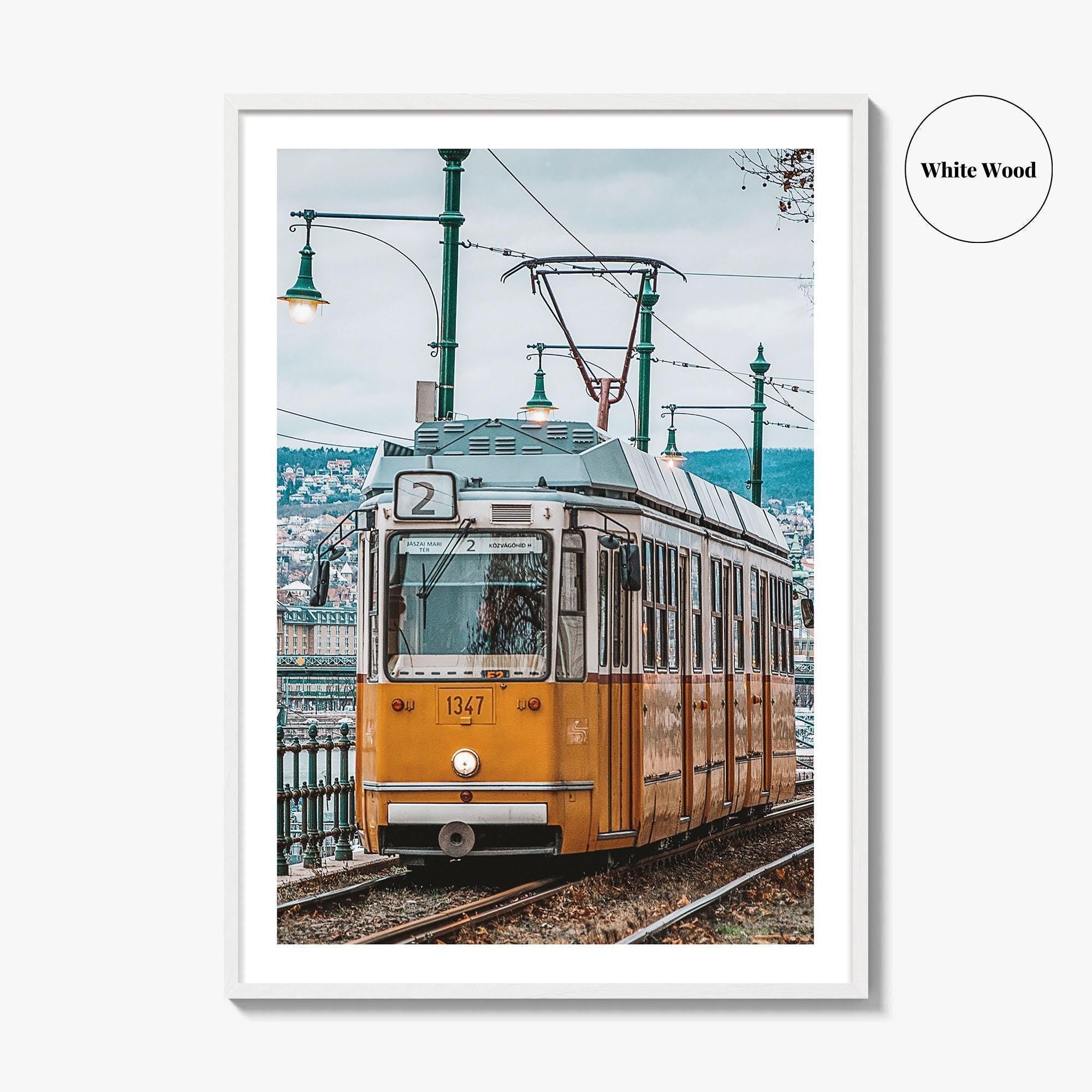 Budapest Fine Art Photo Print, Tram, Hungary Wall Decor Poster