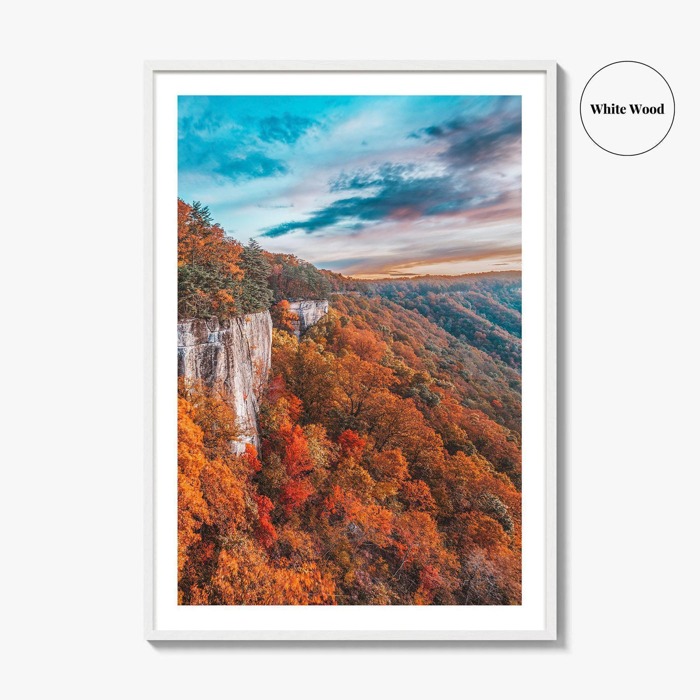 West Virginia Fine Art Photo Print, New River Gorge, Endless Wall Poster