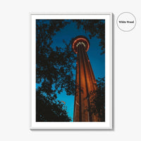 San Antonio Fine Art Photo Print, Tower of the Americas, Hemisfair Park, Texas Poster