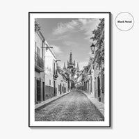 San Miguel de Allende Black and White Fine Art Photo Print, Guanajuato Poster