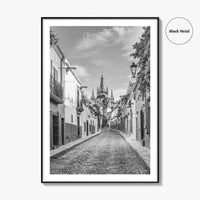 San Miguel de Allende Black and White Fine Art Photo Print, Guanajuato Poster