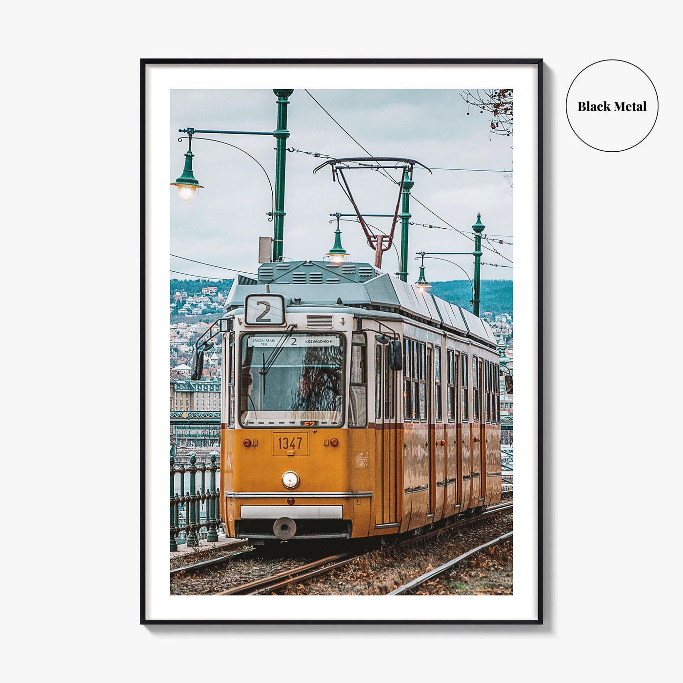 Budapest Fine Art Photo Print, Tram, Hungary Wall Decor Poster