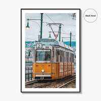 Budapest Fine Art Photo Print, Tram, Hungary Wall Decor Poster