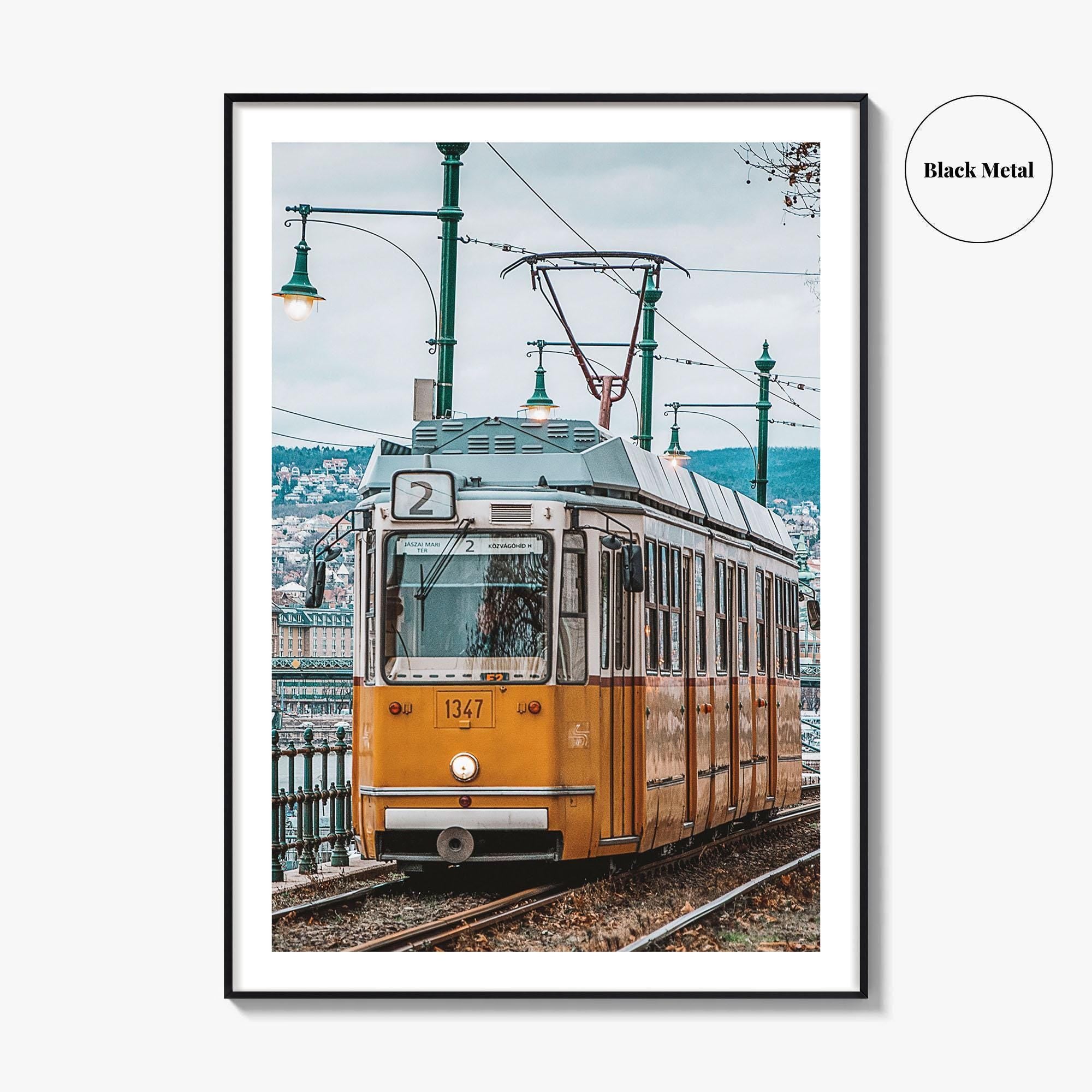 Budapest Fine Art Photo Print, Tram, Hungary Wall Decor Poster