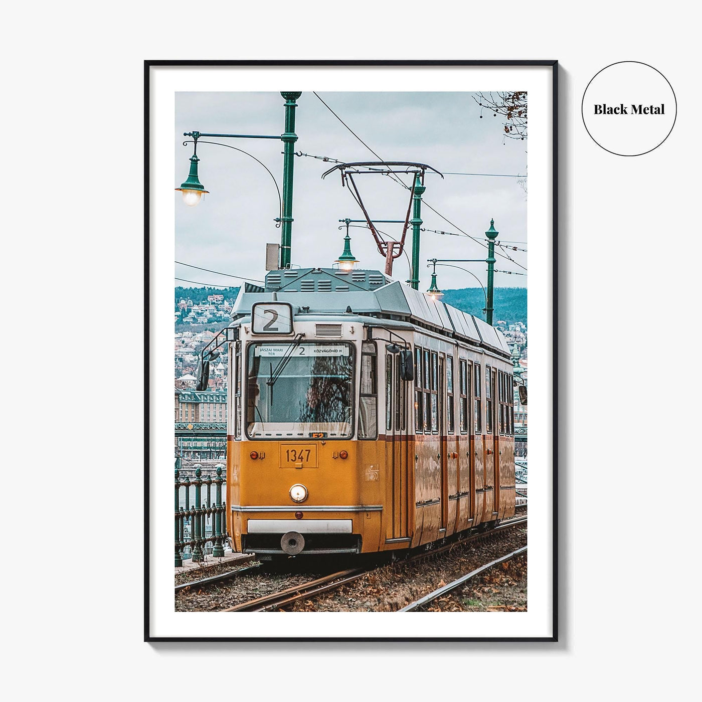 Budapest Fine Art Photo Print, Tram, Hungary Wall Decor Poster