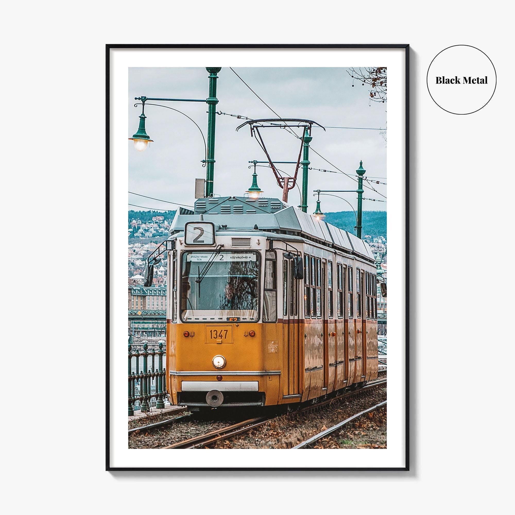 Budapest Fine Art Photo Print, Tram, Hungary Wall Decor Poster