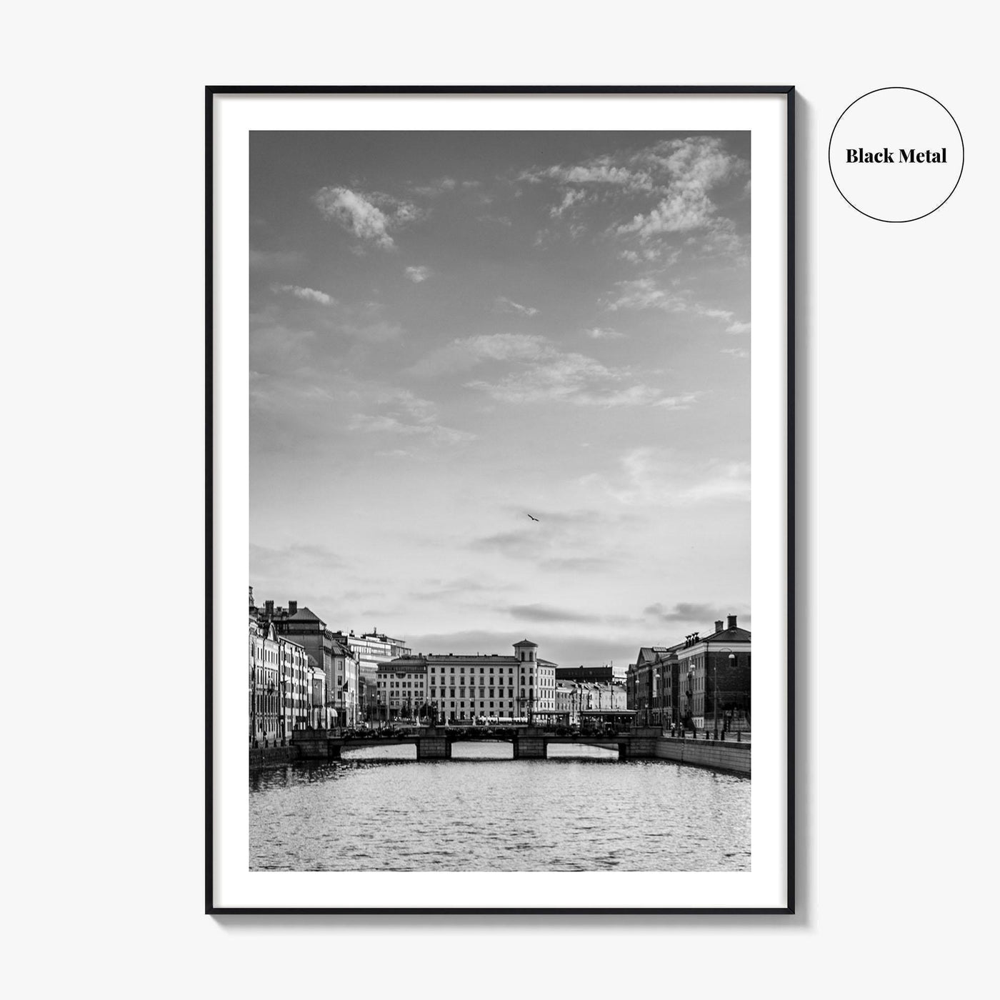 Gothenburg Black and White Fine Art Photo Print, Göteborg Poster, Sweden