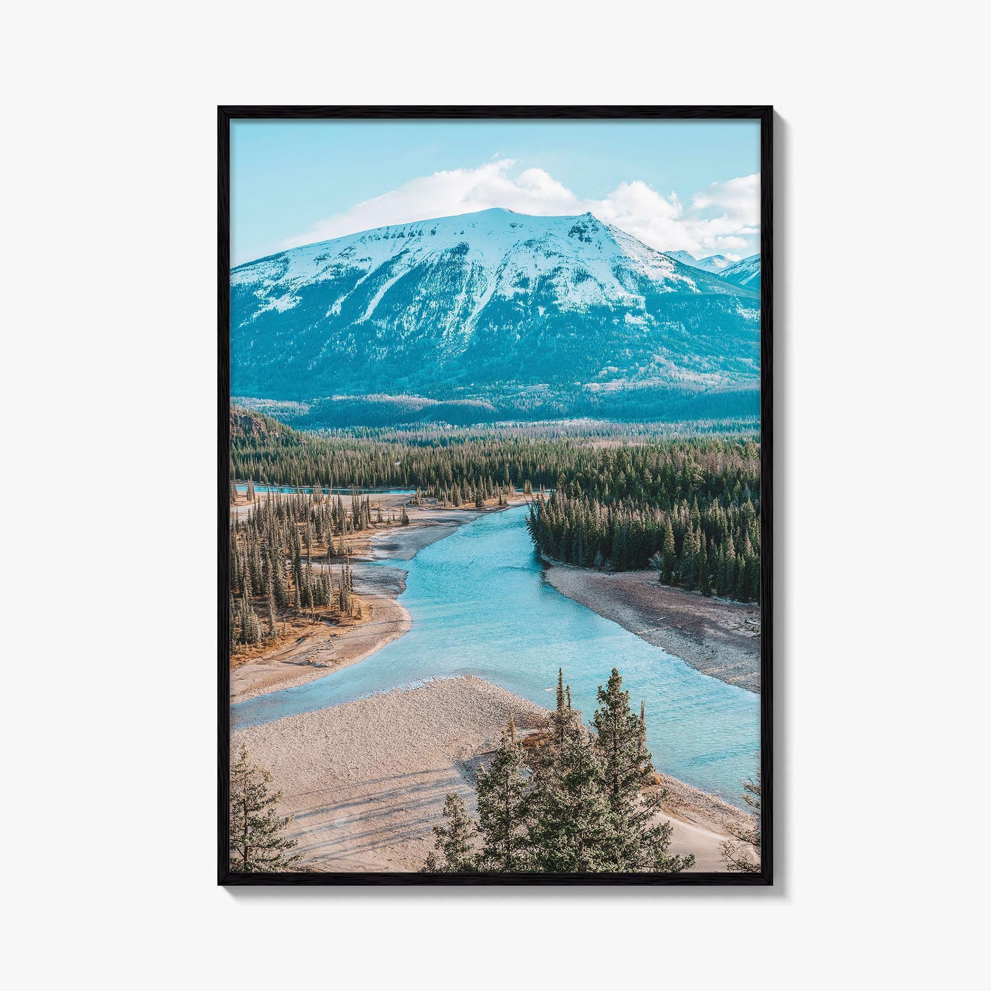 Jasper National Park Fine Art Photo Print, Alberta Canada, Canadian Rockies, Athabasca River