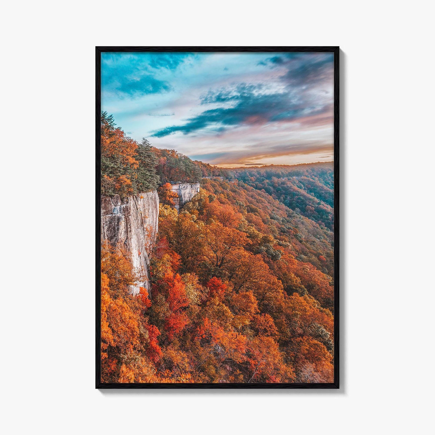 West Virginia Fine Art Photo Print, New River Gorge, Endless Wall Poster