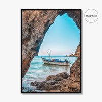 Dominican Republic Fine Art Photo Print, Caribbean Fishing Boat, Beach, Wall Decor Poster