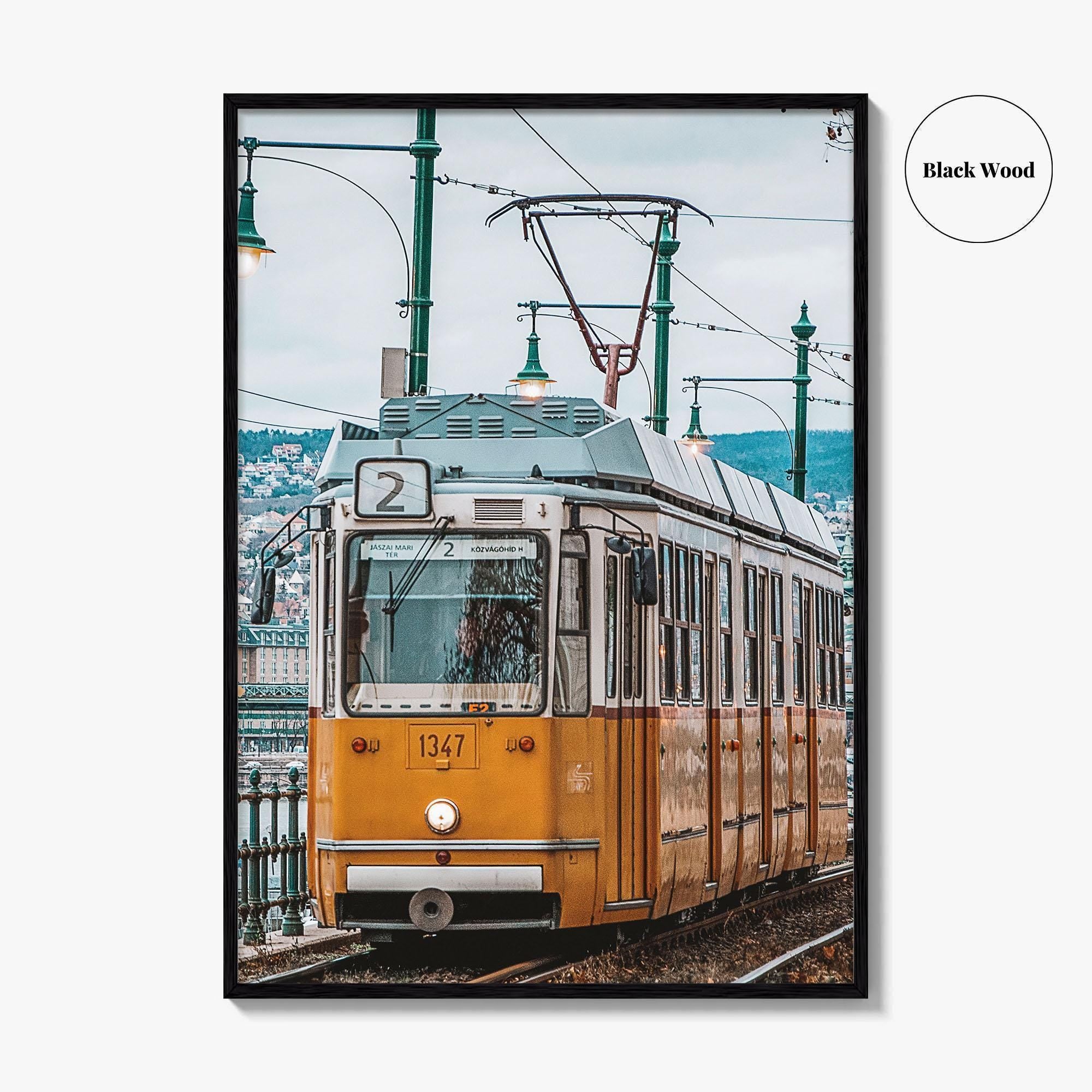 Budapest Fine Art Photo Print, Tram, Hungary Wall Decor Poster