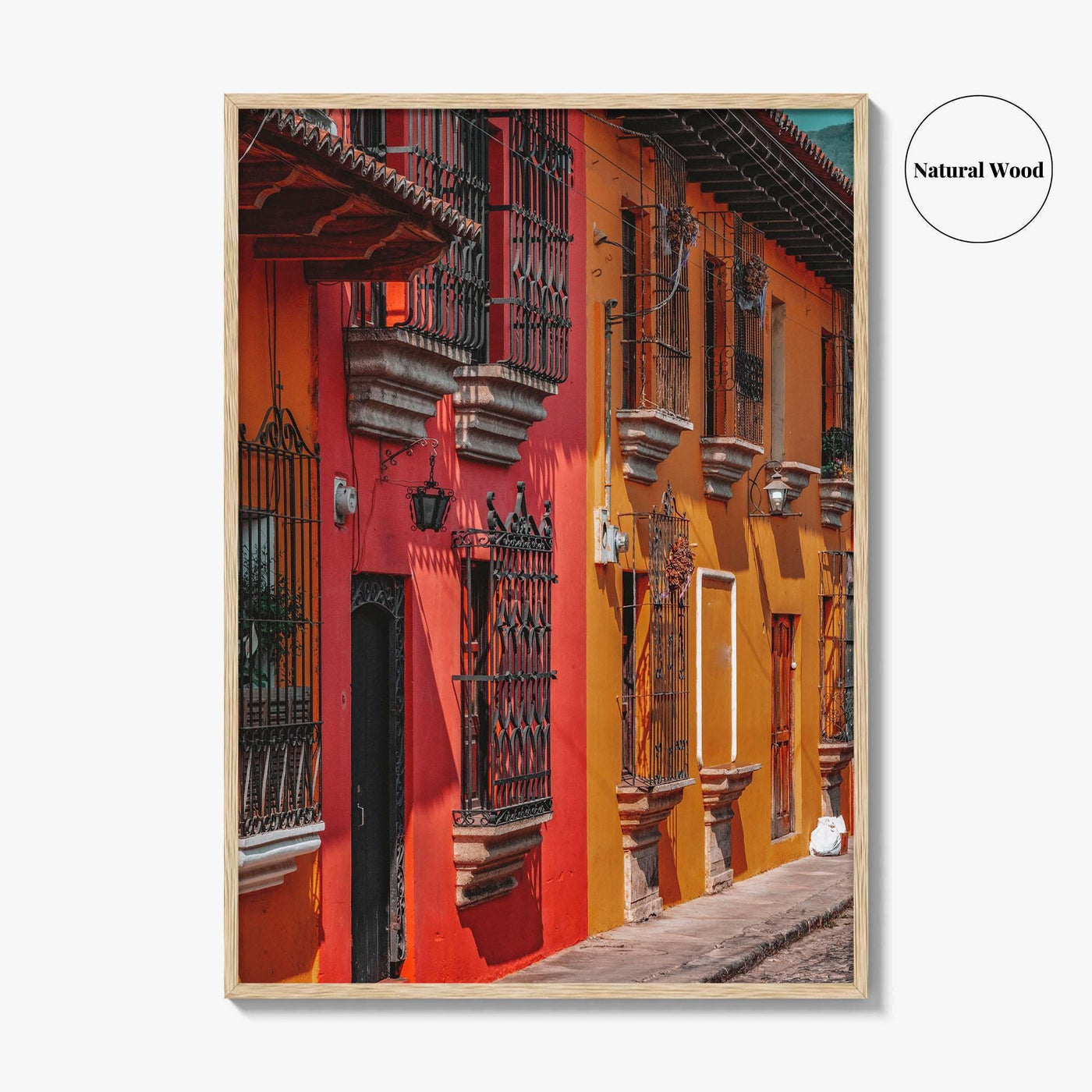 Antigua Guatemala Fine Art Photo Print, Bright Buildings, Central America, Travel Decor