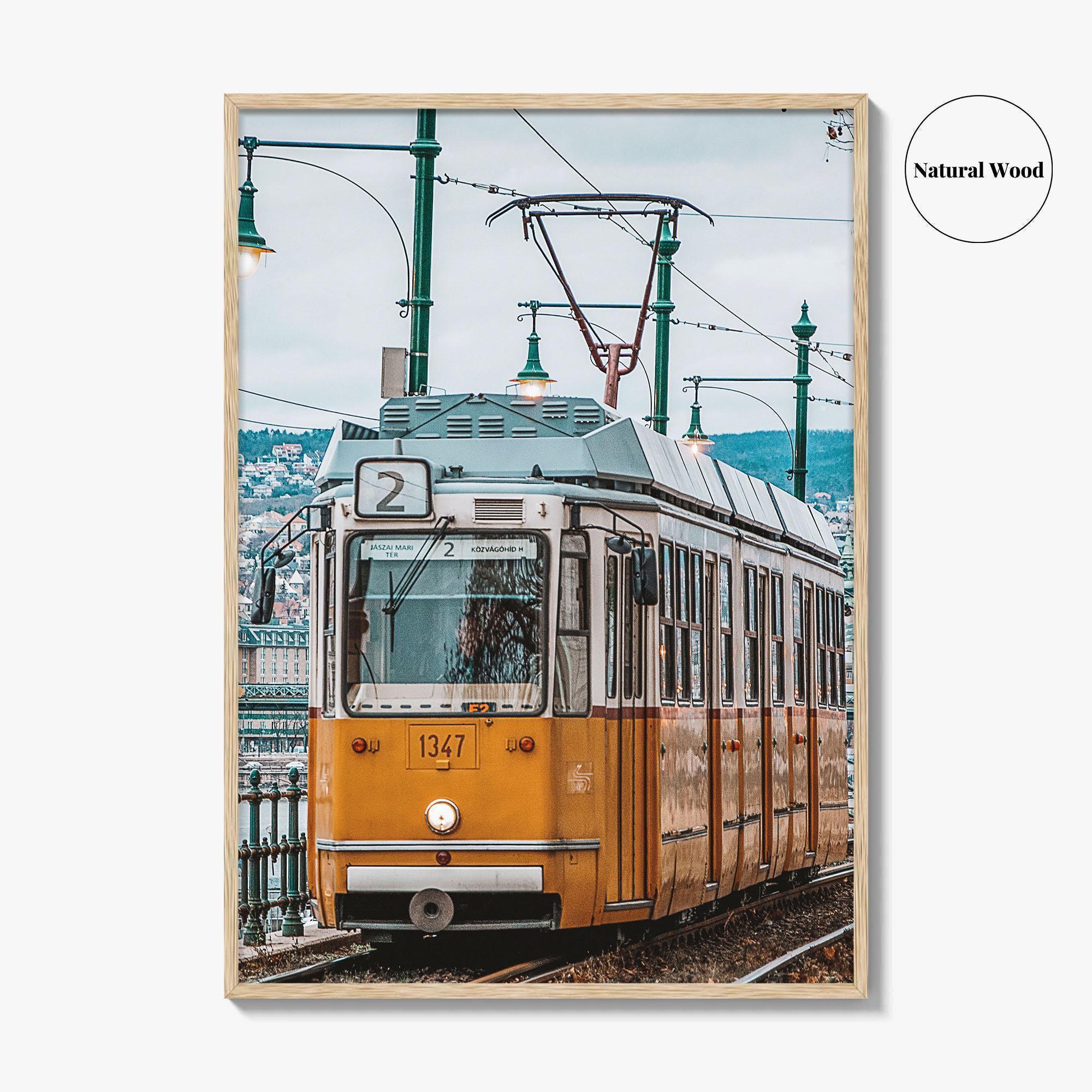 Budapest Fine Art Photo Print, Tram, Hungary Wall Decor Poster