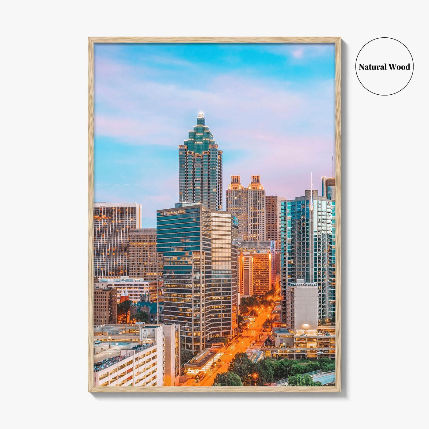 Atlanta Skyline Fine Art Photo Print, Downtown, Georgia, USA, ATL, Wall Decor