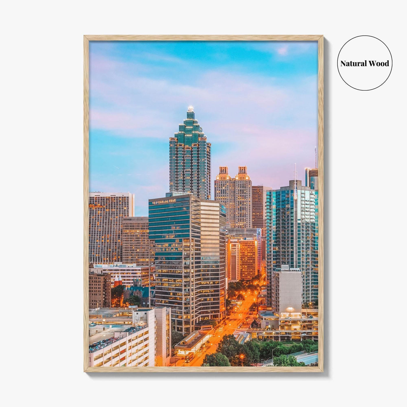 Atlanta Skyline Fine Art Photo Print, Downtown, Georgia, USA, ATL, Wall Decor