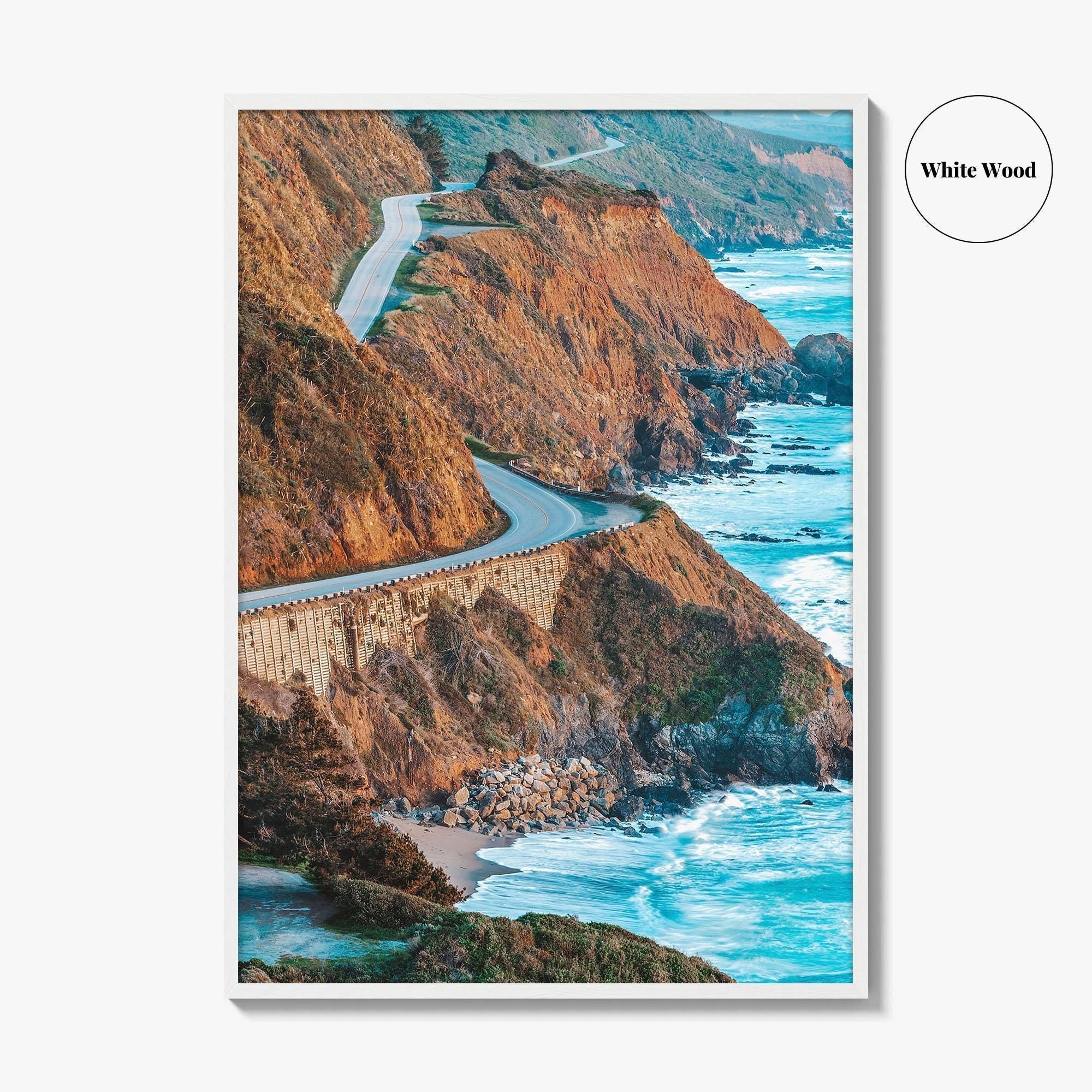 Big Sur California Fine Art Photo Print, Pacific Coast Highway 1, USA Wall Poster