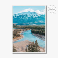 Jasper National Park Fine Art Photo Print, Alberta Canada, Canadian Rockies, Athabasca River