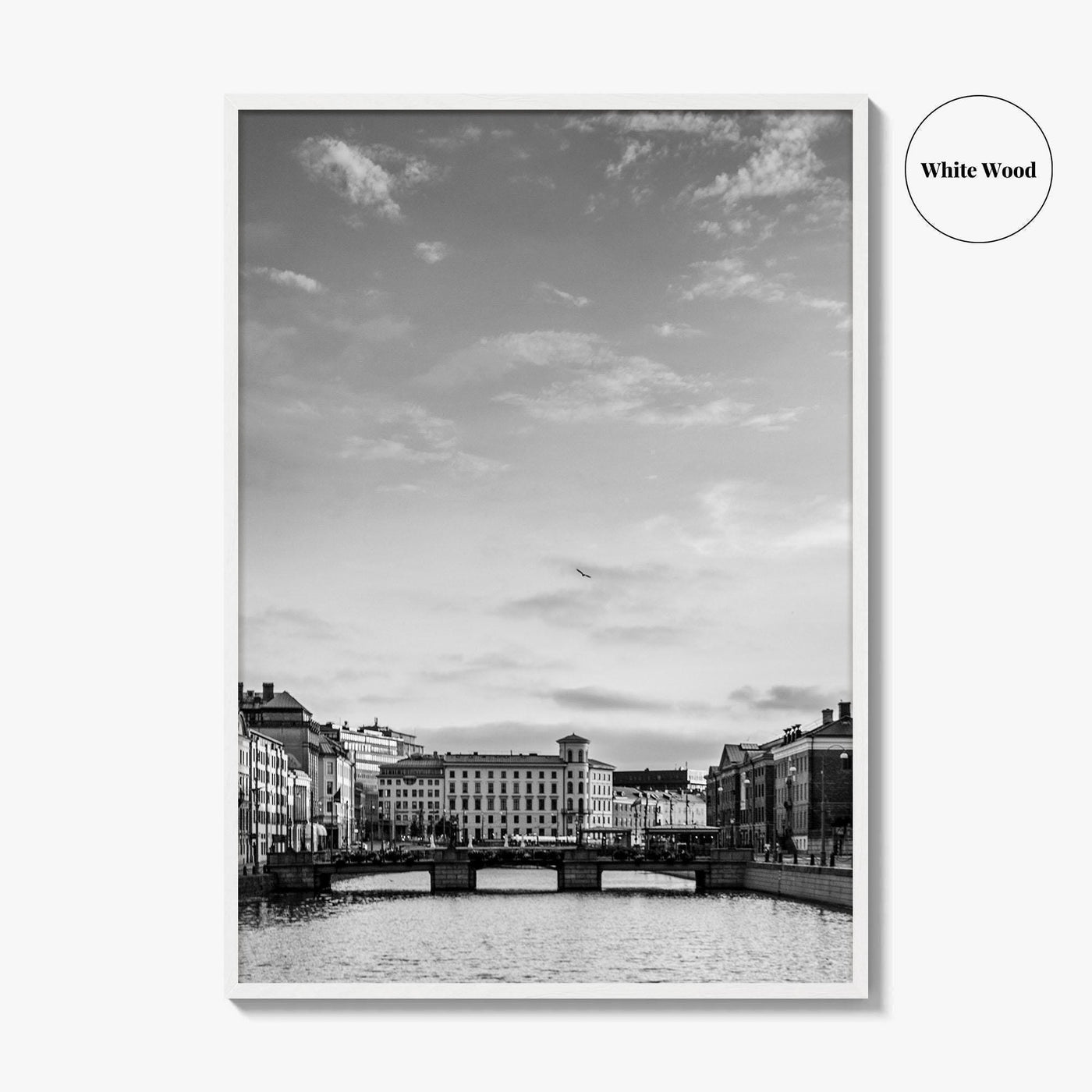 Gothenburg Black and White Fine Art Photo Print, Göteborg Poster, Sweden