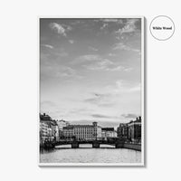 Gothenburg Black and White Fine Art Photo Print, Göteborg Poster, Sweden