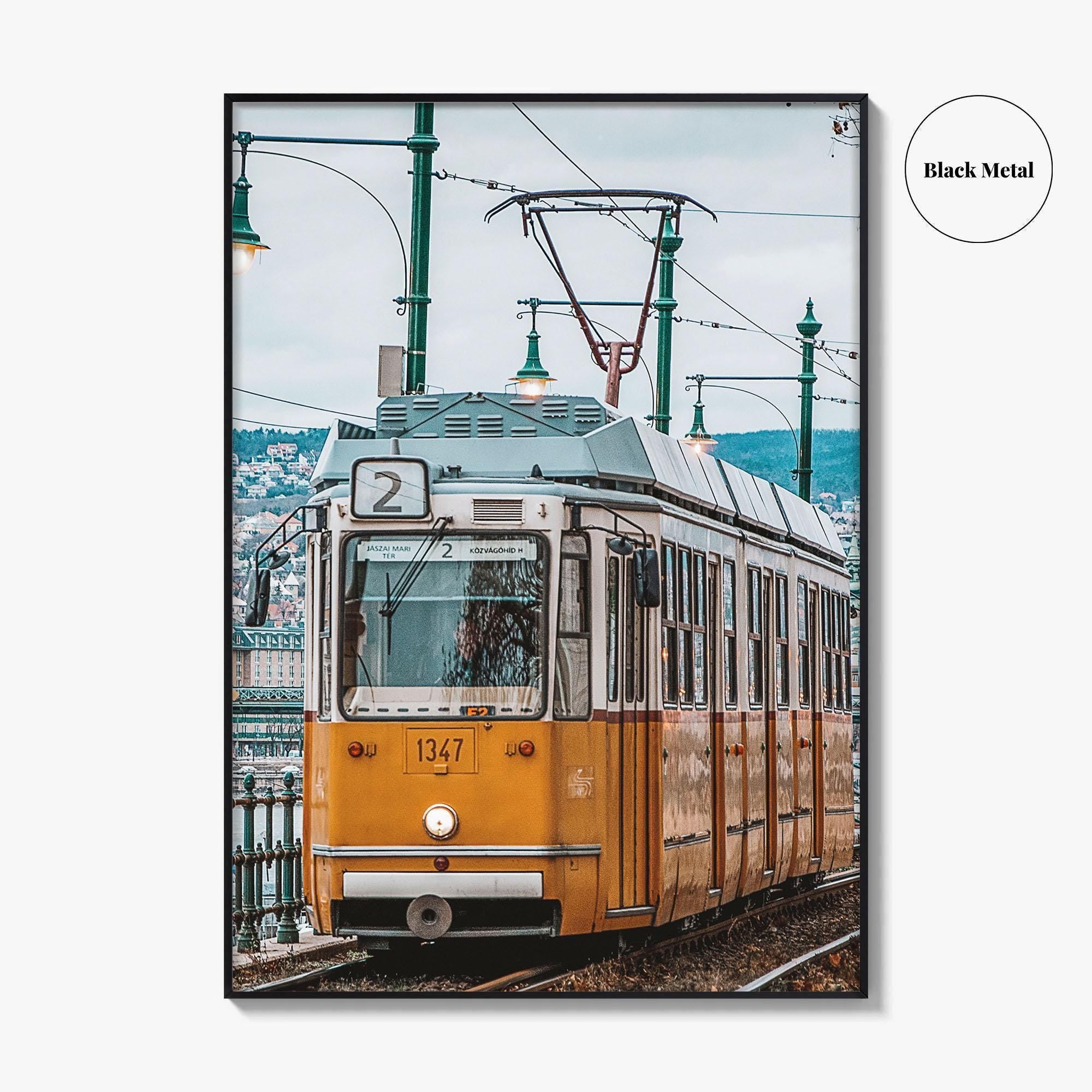 Budapest Fine Art Photo Print, Tram, Hungary Wall Decor Poster
