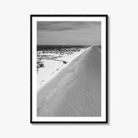 Grayton Beach Black and White Fine Art Photo Print, 30A Florida Poster