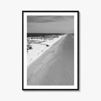 Grayton Beach Black and White Fine Art Photo Print, 30A Florida Poster