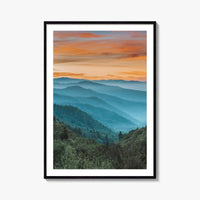 Great Smoky Mountains National Park Fine Art Photo Print, Tennessee Poster