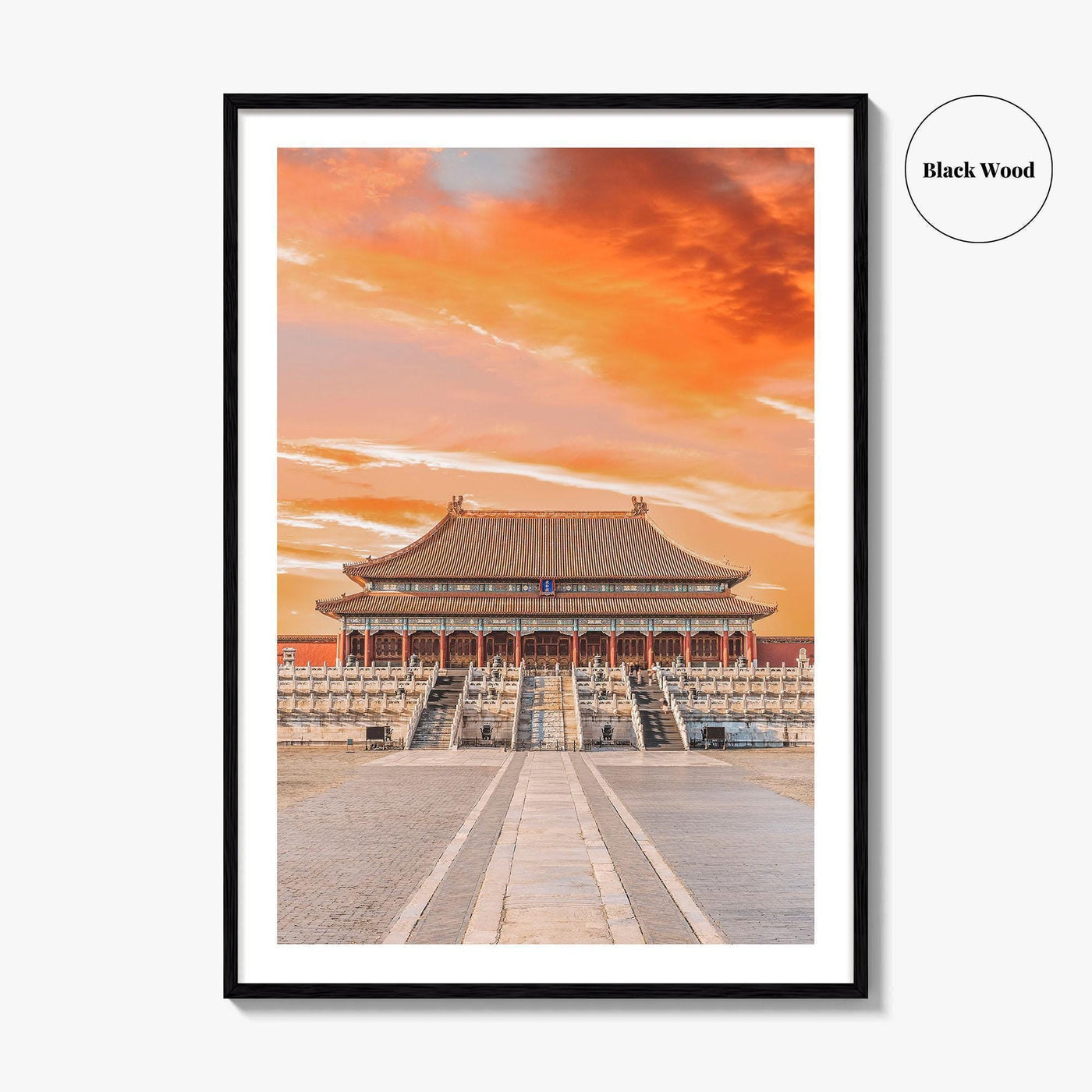 Beijing Fine Art Photo Print, Forbidden City Imperial Palace, Peking China Wall Poster
